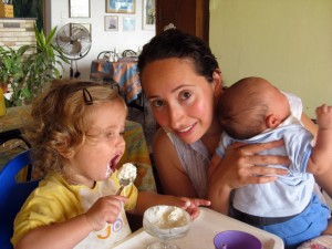 At Dalia's Restaurant, Amirim, Israel